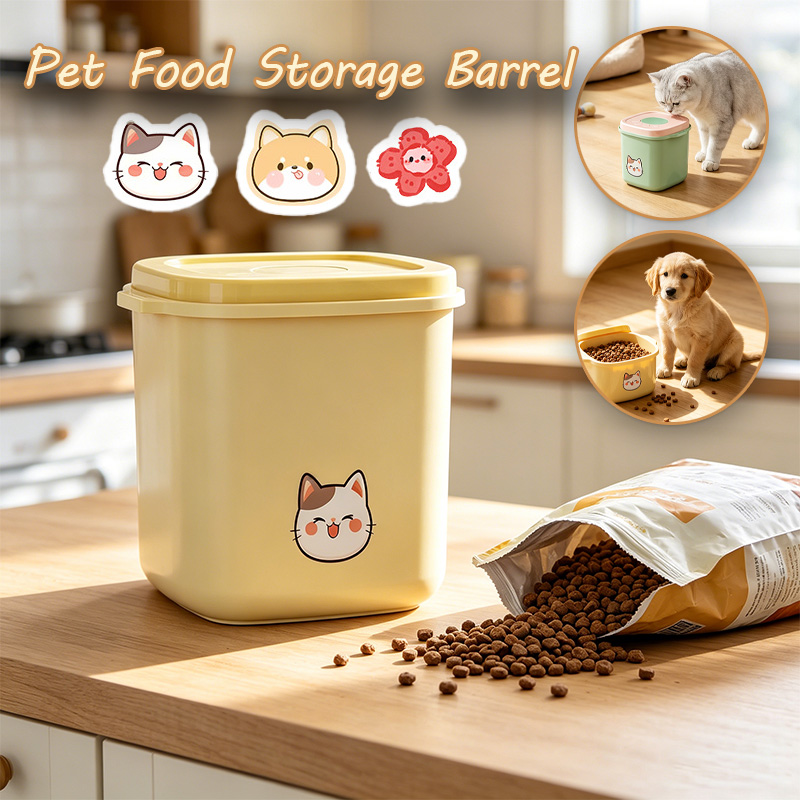Dry Food Snacks - علبة طعام محكمة الإغلاق للحيوانات الأليفة