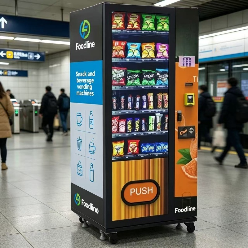 Food Snacks Drinks - آلات بيع مخصصة من FL للأطعمة