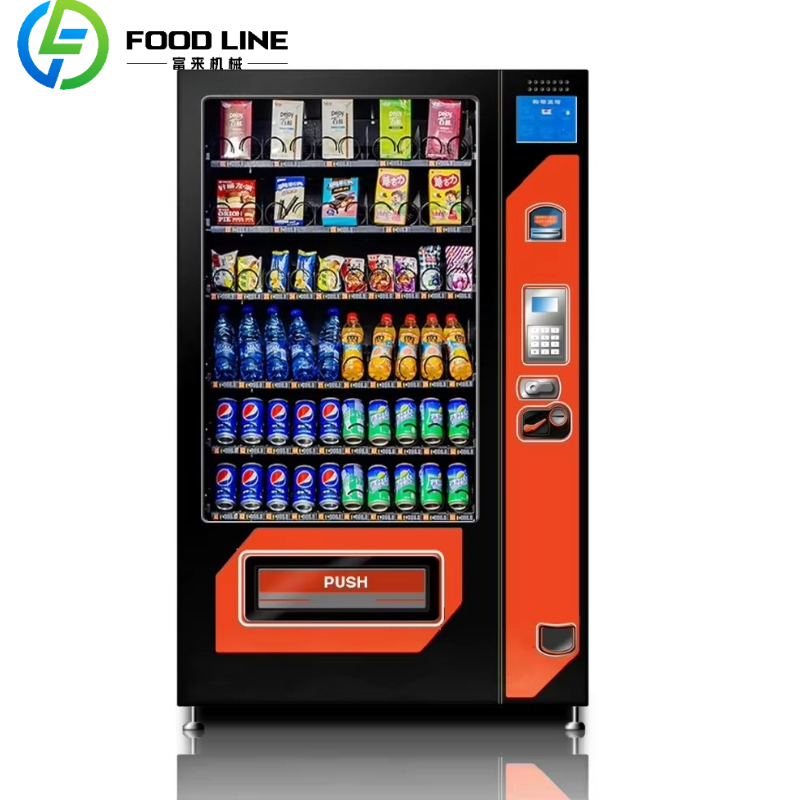 Food Snacks Drinks - ماكينة بيع ذكية مخصصة بشاشة تعمل