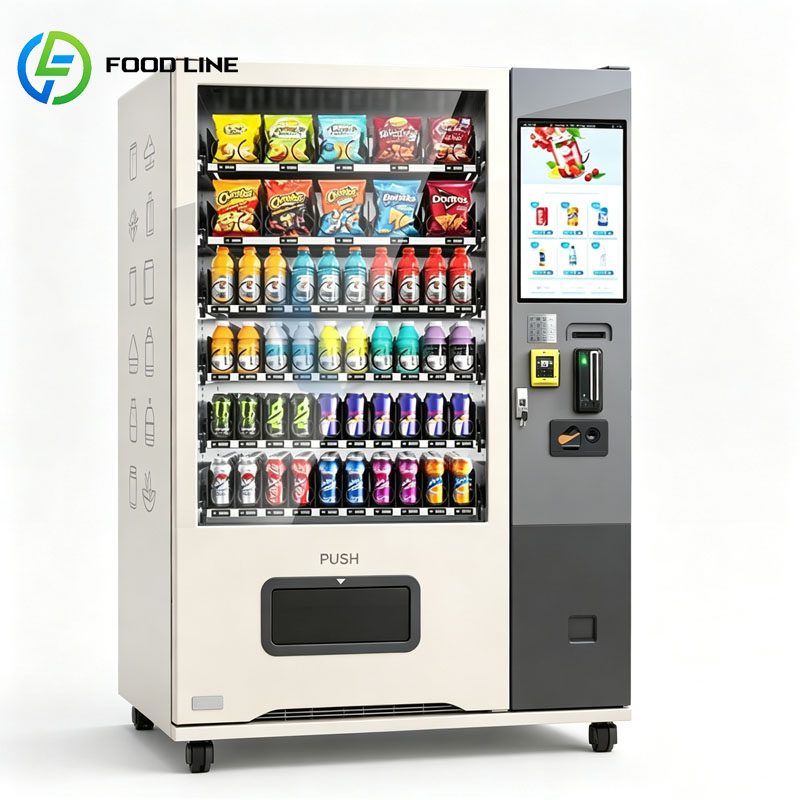 Food Snacks Drinks - ماكينة بيع المشروبات التجارية الأوتوماتيكية، موزع