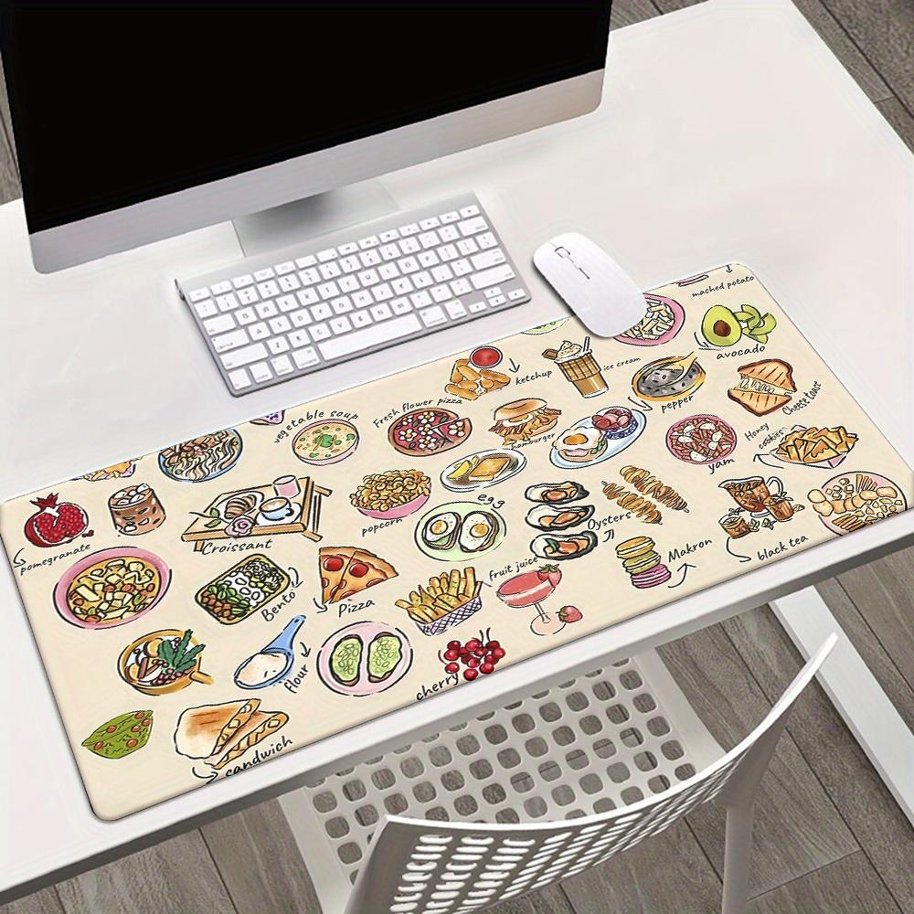 Food Snacks Game - لوحة ماوس كبيرة جدًا XXL بتصميم