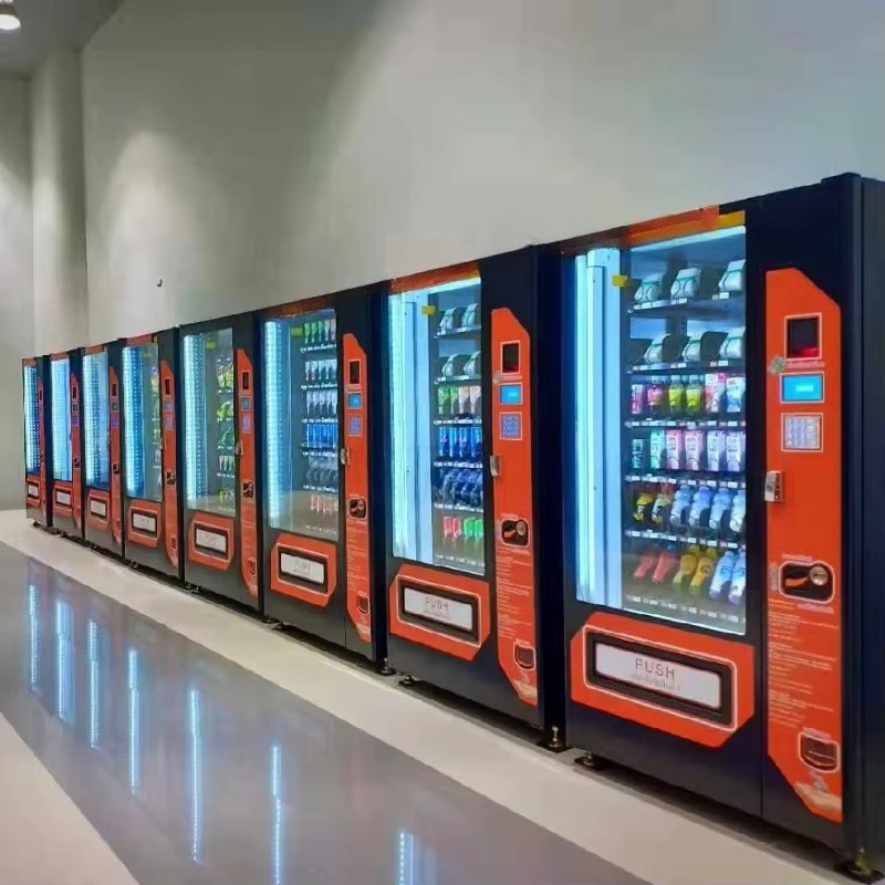 ماكينة بيع ذكية مخصصة بشاشة تع - مراجعة Food Snacks Drinks وسعره
