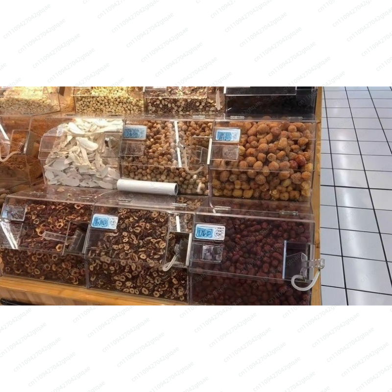 صندوق عرض بلاستيكي شفاف بالكام - مراجعة Dry Food Snacks وسعره