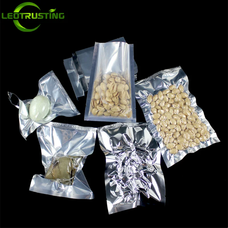 100 عبوة من أكياس مسطحة لامعة  - مراجعة Dry Food Snacks وسعره
