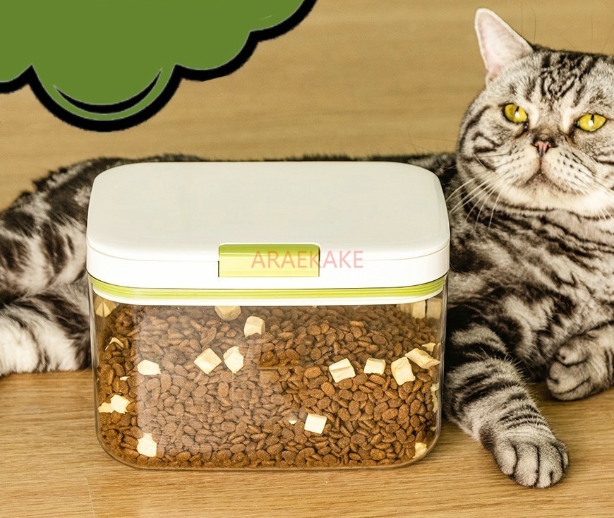 دلو تخزين طعام القطط، دلو مختو - مراجعة Dry Food Snacks وسعره